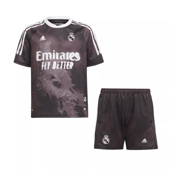 Maglia Real Madrid Human Race Bambino 20/21 Nero